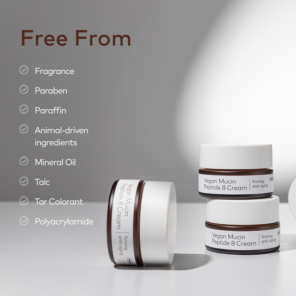 The Face Shop Alltimate Vegan Mucin Peptide 8 Cream - Hydrating, Firming Anti-Aging Cream
