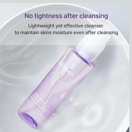 Celimax Derma Nature Fresh Blackhead Jojoba Cleansing Oil - Light & Non-Greasy Daily Makeup Remover, Clogged Pore & Blackheads Removal, Deep Cleansing