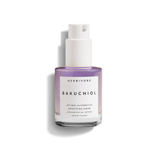 Herbivore Bakuchiol Retinol Alternative Smoothing Serum - Peptides, Smooths Skin and the appearance of fine lines and wrinkles