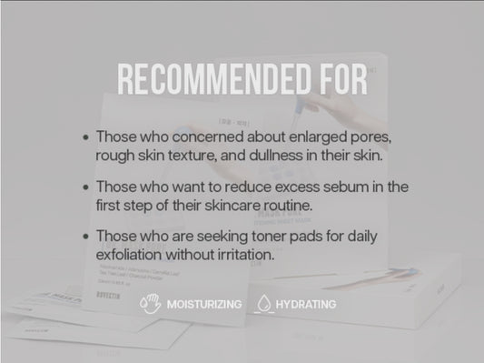 ROVECTIN Dr. Mask Pore Tightening Sheet Mask - Sebum Control and Pore Treatment - 1 Mask