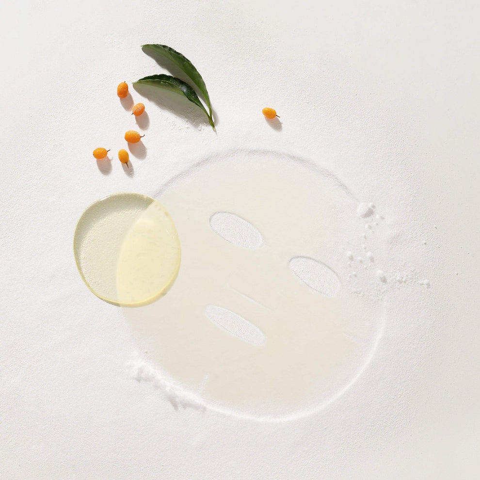 Mascarilla de suero para manchas oscuras Round Lab Vita Niacinamide - 1 mascarilla