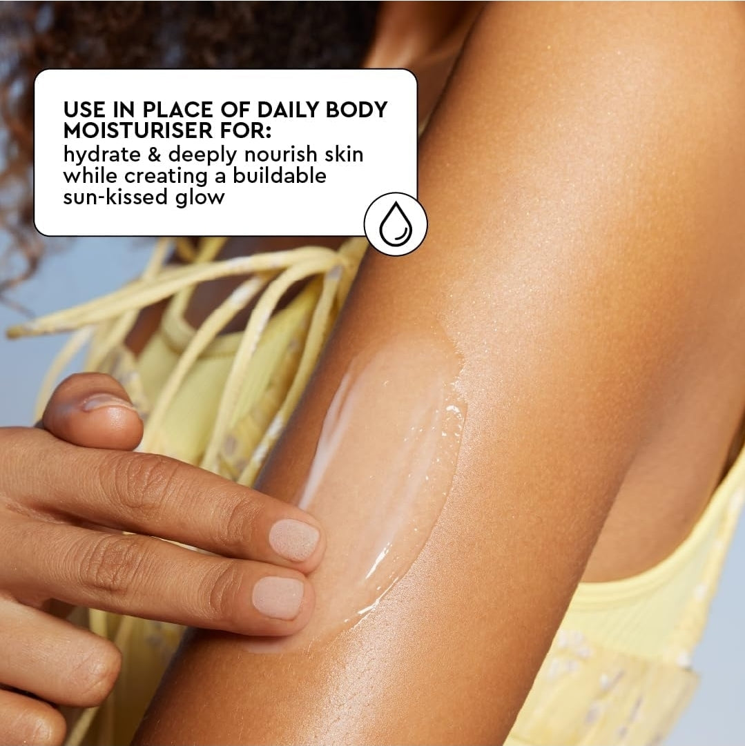 Loción corporal hidratante Tanologist Daily Glow - Tono medio/oscuro - Autobronceador gradual, sin olor, sin marcas y de aspecto natural, hidratante, vegano