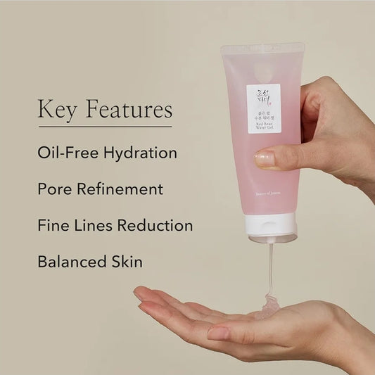 Beauty of Joseon Red Bean Water Gel - Hydrating Peptide Hydro Boost Moisturizer for Acne Prone Dry Skin, Anti-Aging, Peptides