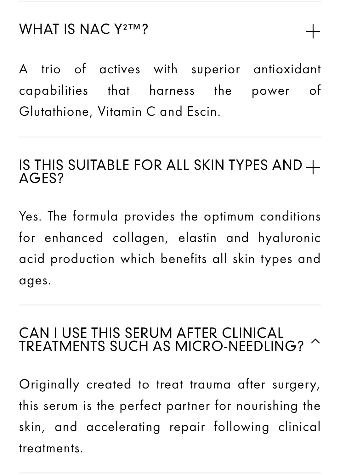 111SKIN Y Theorem Repair Serum NAC Y2 - Reduces Redness & Fine Lines. The hero product that started 111SKIN - Protects and repairs skin.
