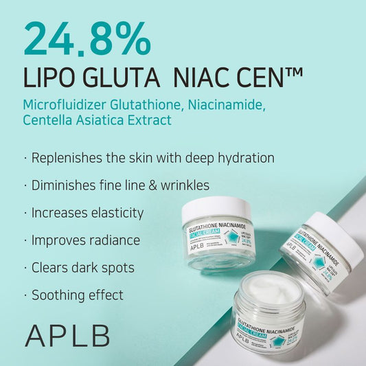 APLB Glutathione Niacinamide Facial Cream - Dullness, uneven skin tone, and signs of aging