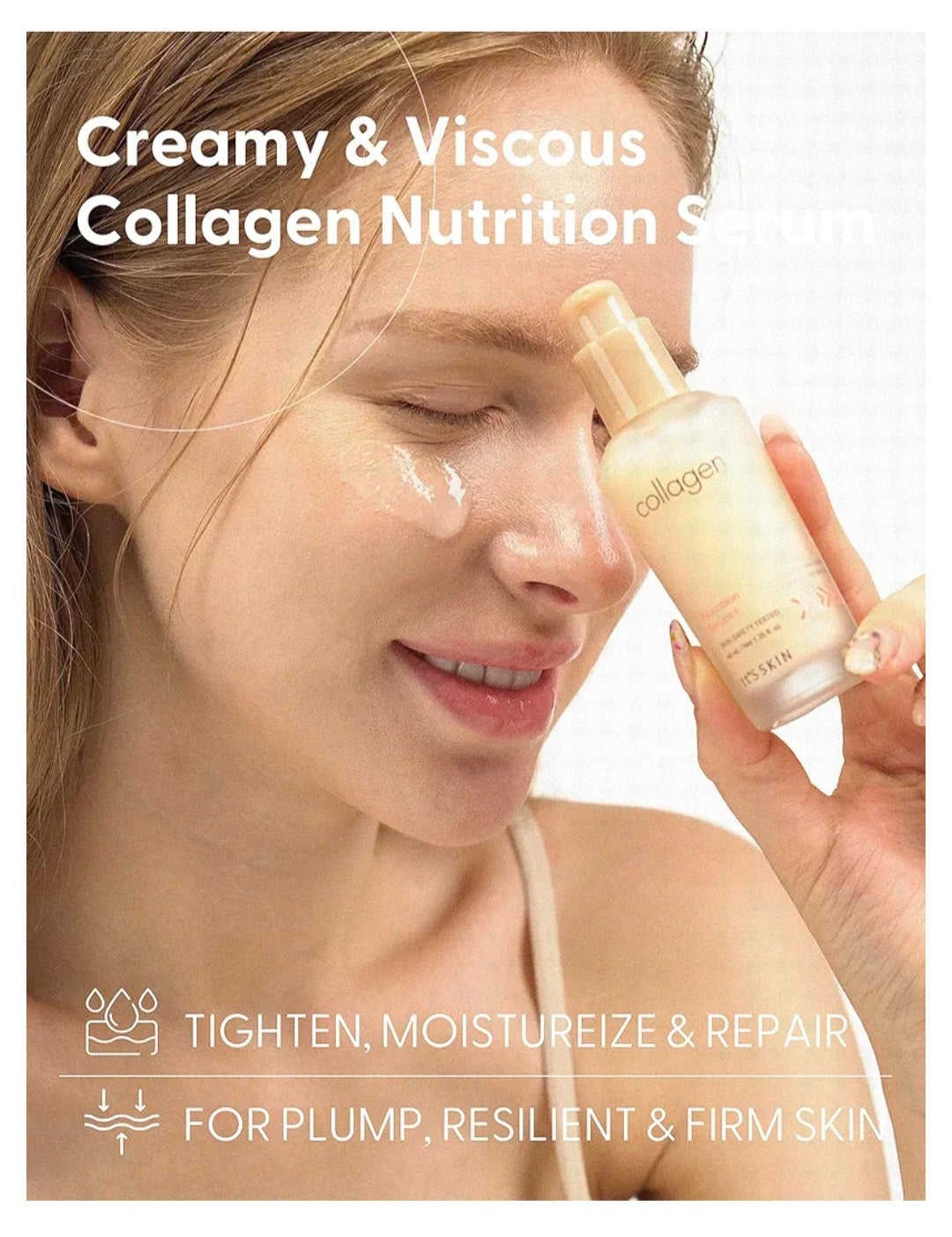 ITS SKIN Collagen Nutrition Serum - Intense Lifting & Anti-Wrinkle Revitalization, Hydrating, Moisturizing
Anti-aging, Marine, Moisturizing, Provide Nutrients