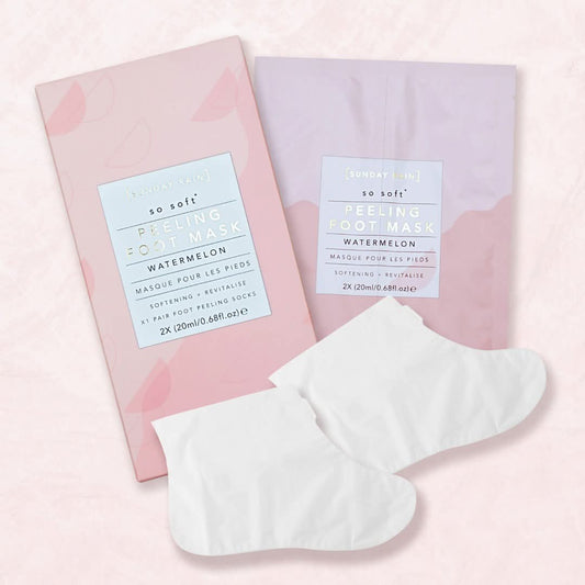 Sunday Rain Watermelon Peeling Foot Mask - Peel of dead skin and impurities