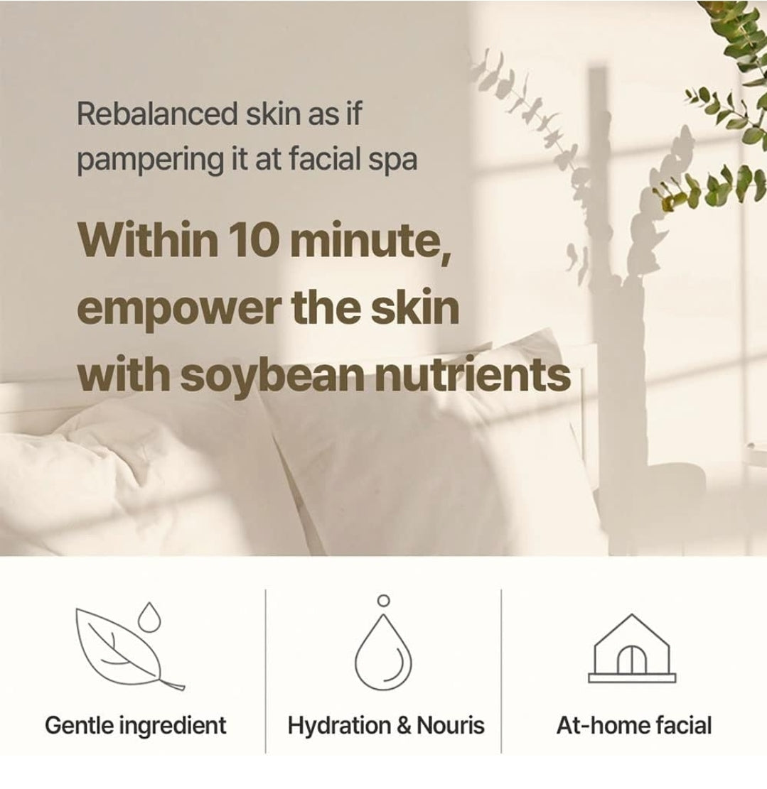 Mixsoon Soybean Milk Pad - Milky Texture Sheet Pad for Sensitive Skin Nourishing Moisturizer - 1 Pack (3 Sheets)
