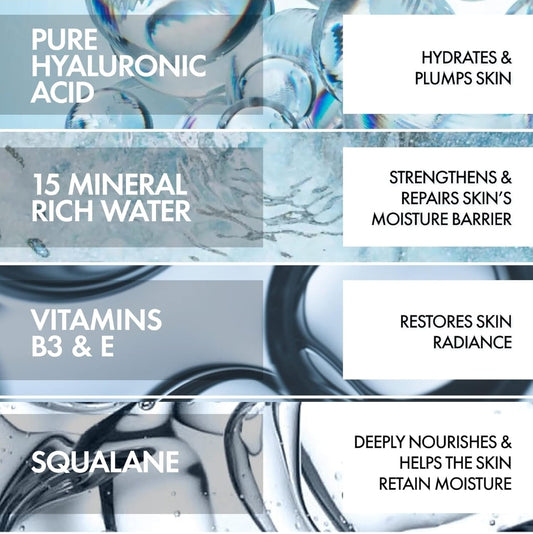 Vichy Mineral 89 Fragrance Free Cream - Moisture Boosting Cream with Hyaluronic Acid