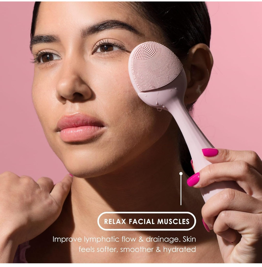 Limpiador facial Lumiglow - Exfoliante facial eléctrico