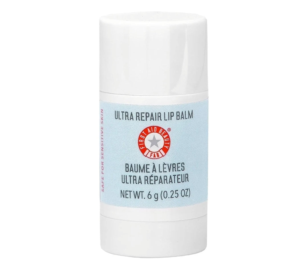 First Aid Beauty Ultra Repair Lip Balm - Instant Hydration and Moisture for Soft, Supple & Plump Lips, Concentrated Formula of Botanical Oils, Butters & Waxes