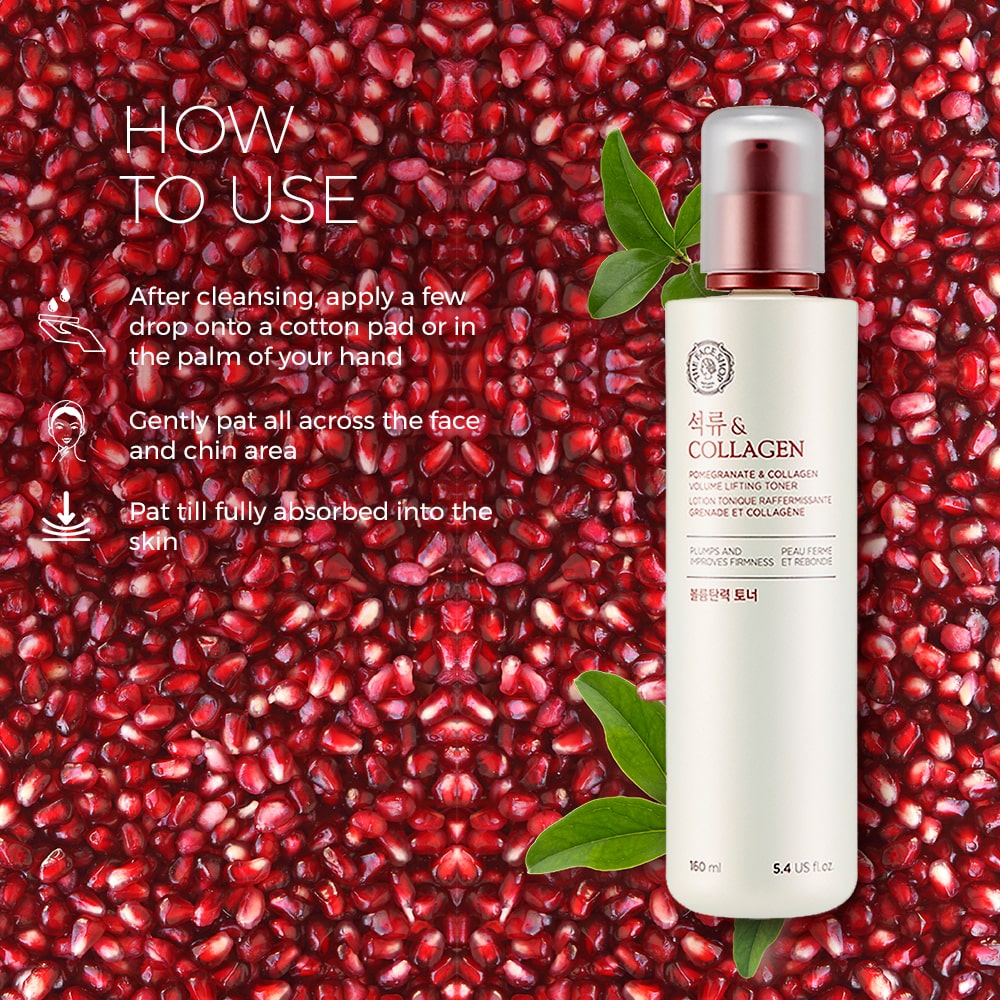 Tónico reafirmante con granada y colágeno de The Face Shop