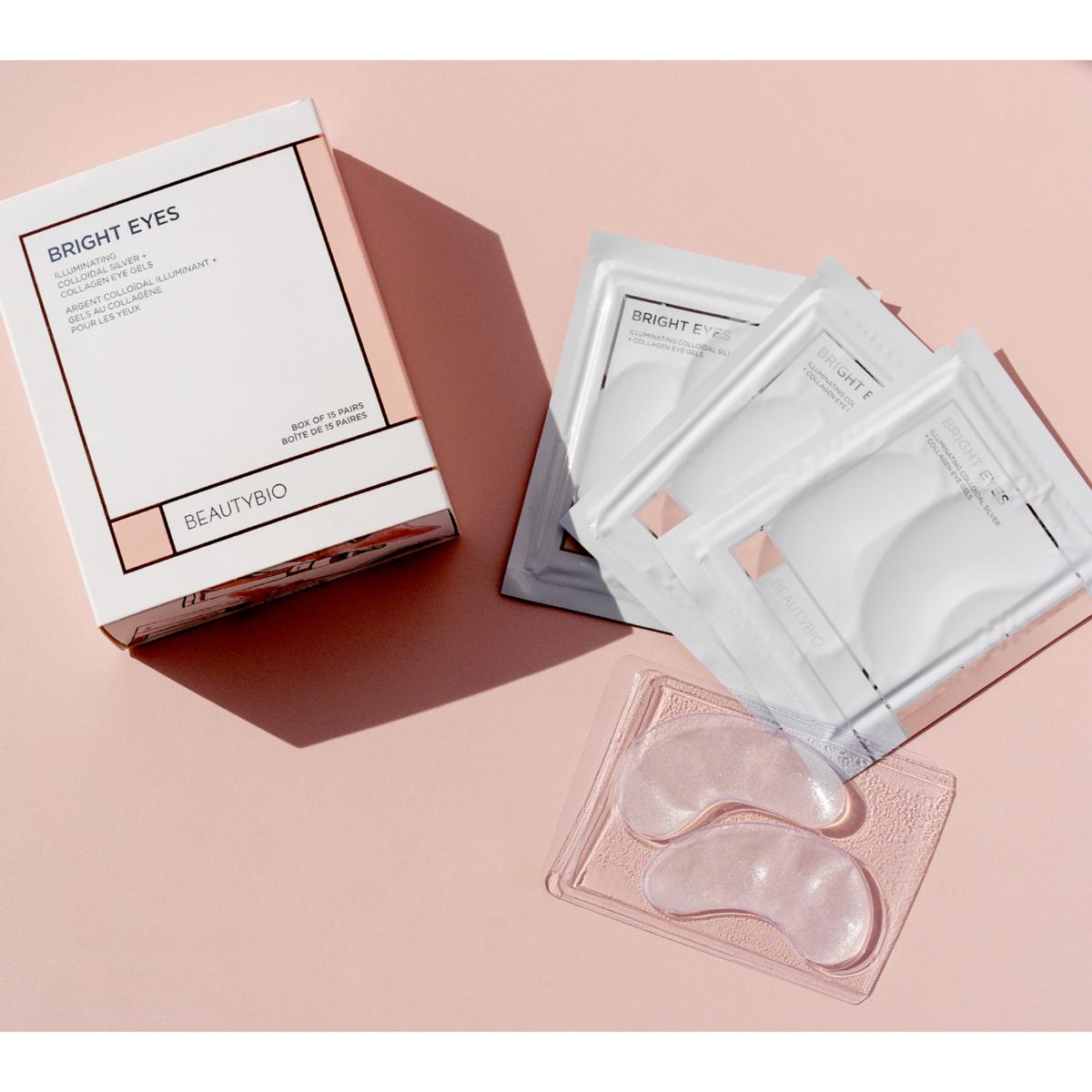 BeautyBio Bright Eyes: geles refrescantes, antihinchazón e iluminadores para el contorno de ojos (15 pares)