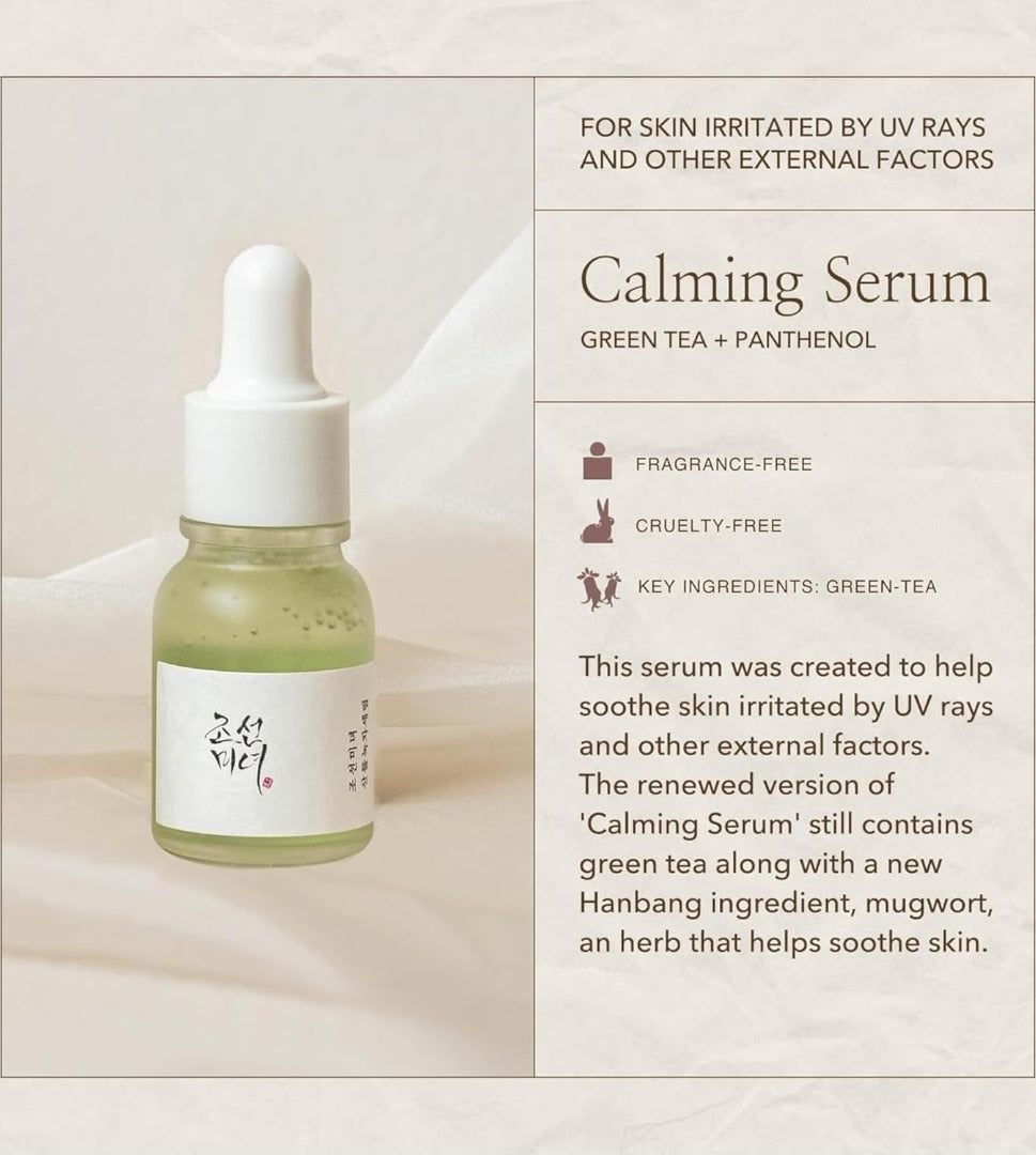 Beauty of Joseon Hanbang Serum Discovery Kit Gift Set - Moisturizing Travel Size Mini Korean Skincare - 10ml each