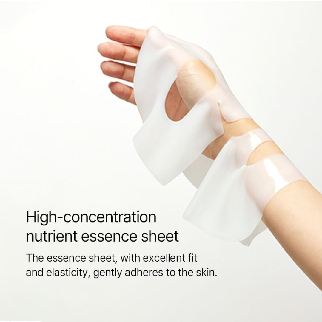 Mixsoon Bean Collagen Hydrogel Mask - Plant-Based Nutrition, Radiance, Hydration All-In-One Firming, Absorbing Over Time Korean Bean Essence Korean Collagen Mask - 1 Mask