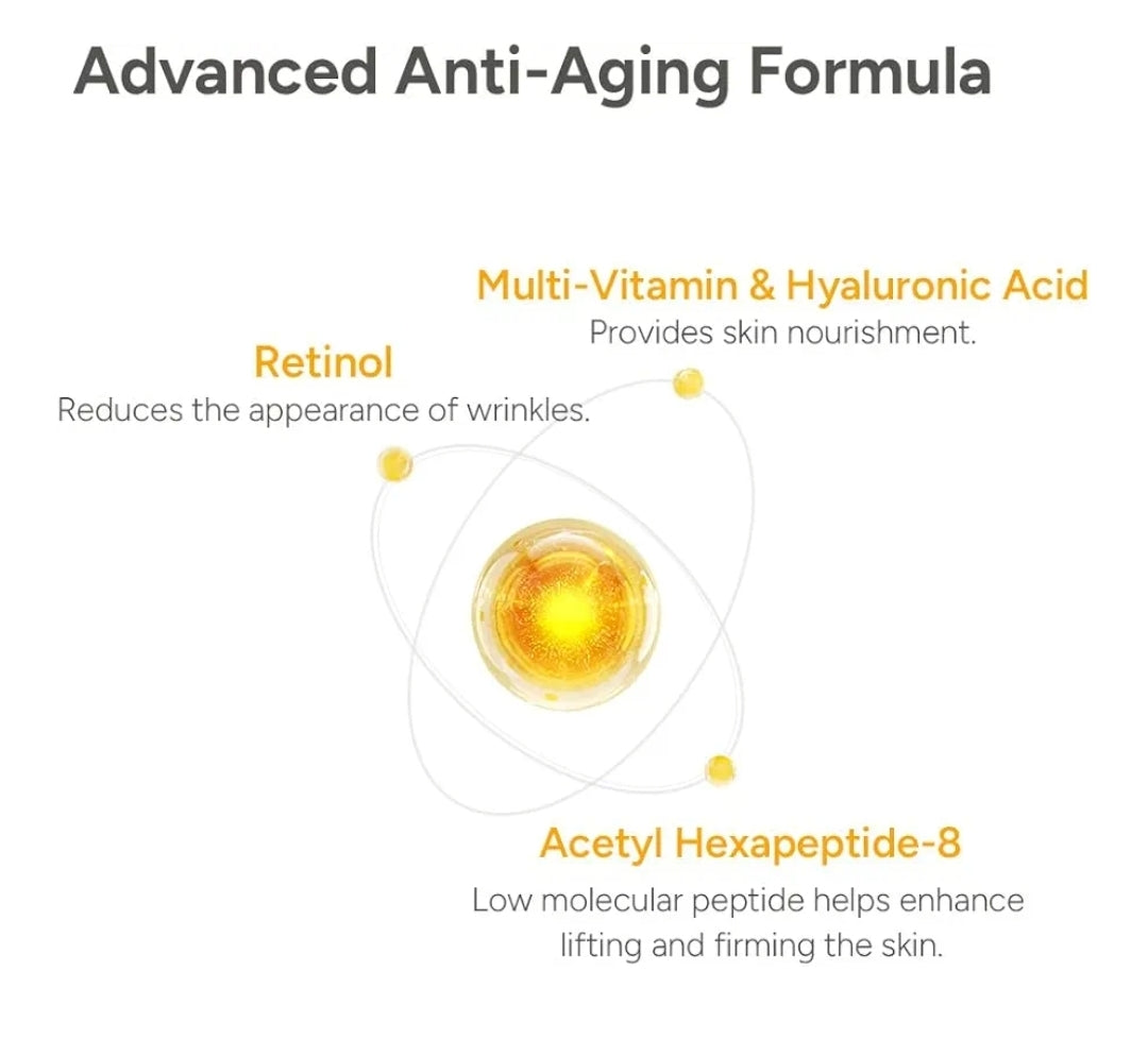 SUNGBOON EDITOR Deep Collagen Retinol Tension Boost Up Mask - Retinol, Volufiline, Lifted Skin, Skin Firmness, Boosted Volume for Sagging skin, Double Chin Reducer, V Line Lifting - 1 Mask