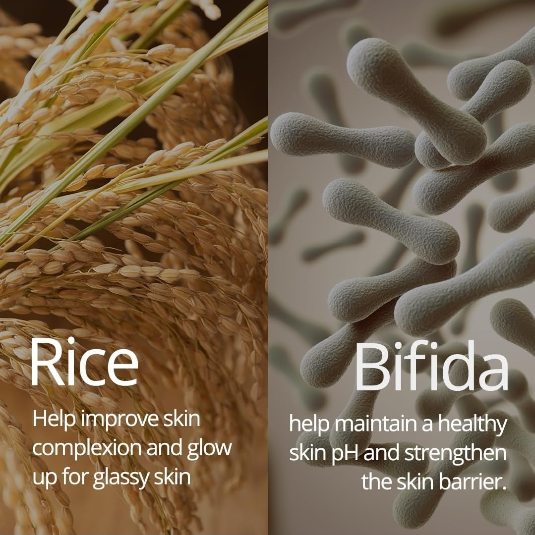 Mascarilla en crema perfecta Farmstay Rice & Bifida Complexion con niacinamida y ácido hialurónico - Hidratante y antiedad - 1 mascarilla