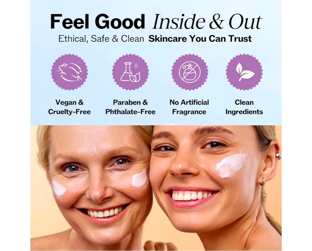 LilyAna Naturals Eye Cream Anti-Aging Moisturizer- Dark Circles and Puffiness, Wrinkles and Bags, Anti Aging, Improves Dryness, for Sensitive Skin