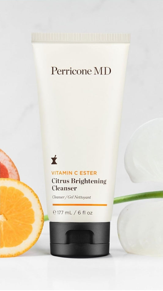 Limpiador iluminador con éster de vitamina C cítrico de Perricone MD: mejora la claridad, la textura y el tono, hidrata y reafirma, 12 oz