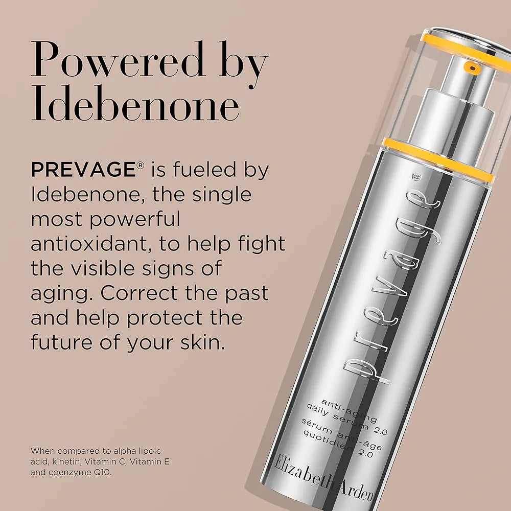 Elizabeth Arden Prevage 2.0 Power in Numbers - Set de 4 piezas - Reduce los signos de la exposición solar dañina: arrugas, líneas finas, manchas oscuras