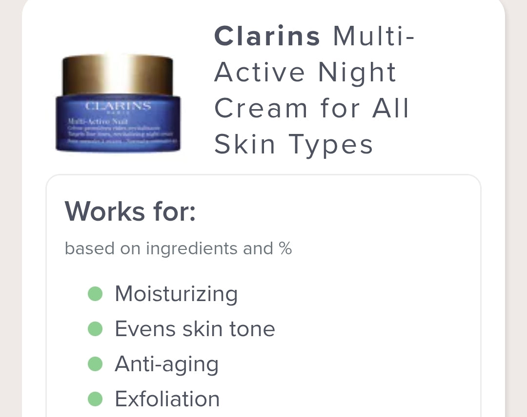 Clarins Multi Active Nuit