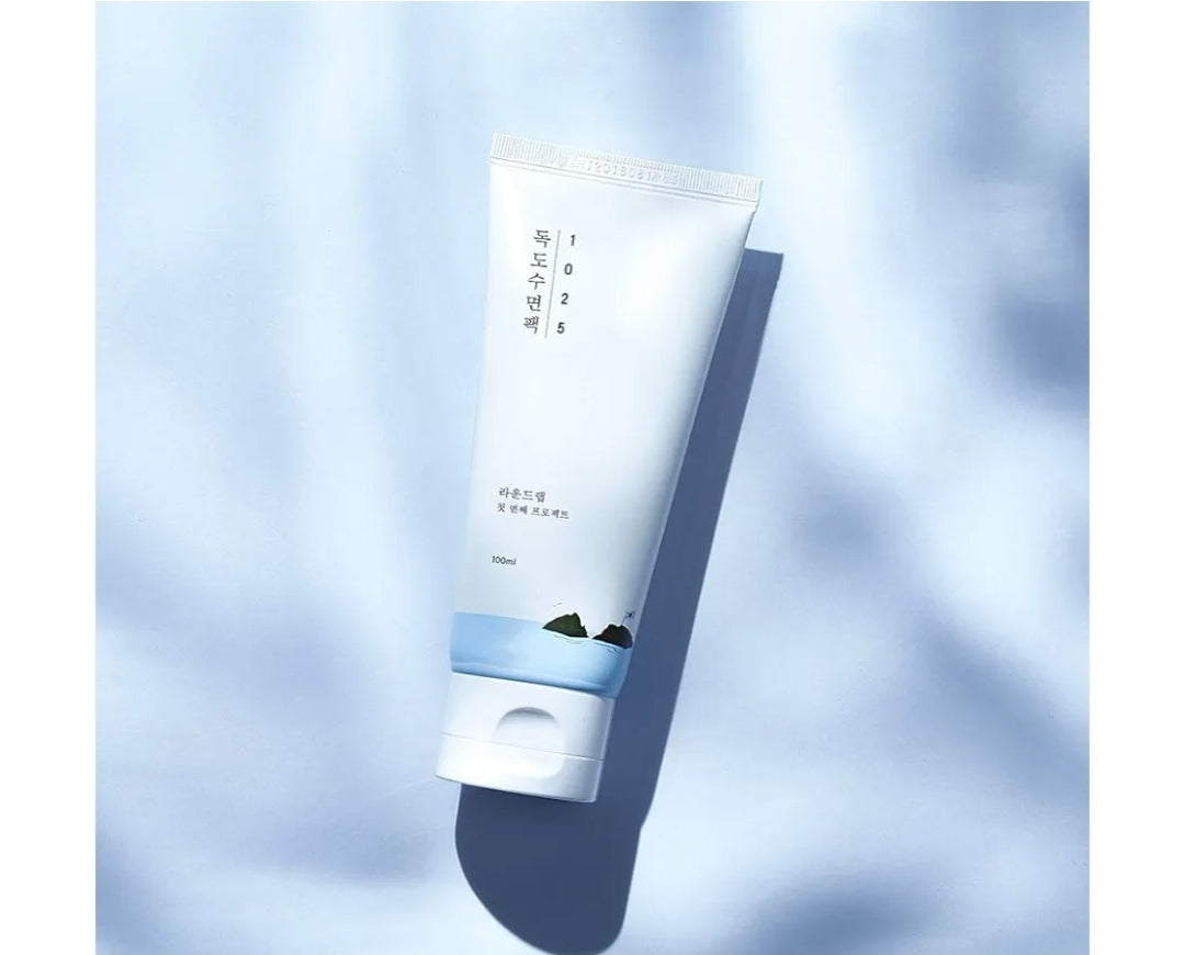 Round Lab 1025 Dokdo Sleeping Pack - All-In-One Facial Night Cream developed for irritated skin by UV rays and high temperatures, Hydrating & Soothing, Cooling effect, Low pH