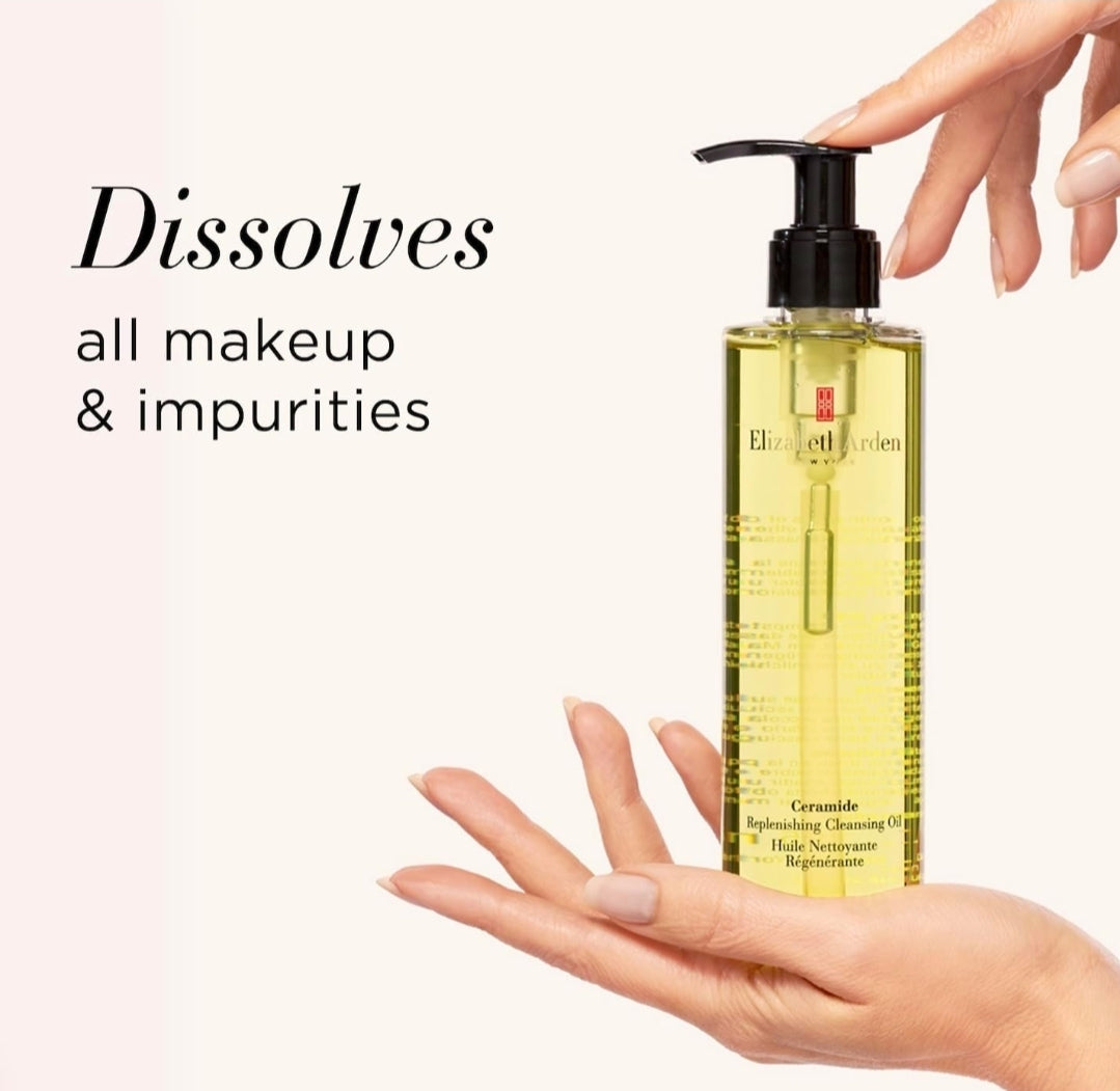 Aceite limpiador reparador con ceramidas de Elizabeth Arden - Lípidos: Omega 3, 6 y 9 y vitamina E