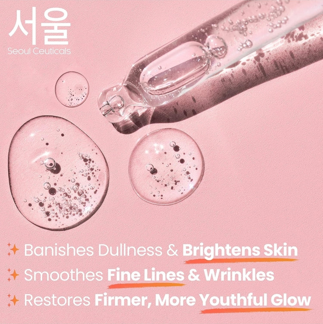 Suero de caracol ultra de Seoul Ceuticals: suero de noche que suaviza las líneas finas e ilumina la piel.