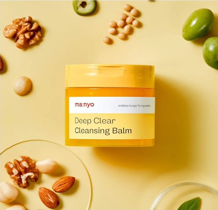 ma:nyo Deep Clear Cleansing Balm - Vegan, Daily Makeup Remover with Natural plant oils with Revercellar Technology that allows for better attraction of dirt & grime