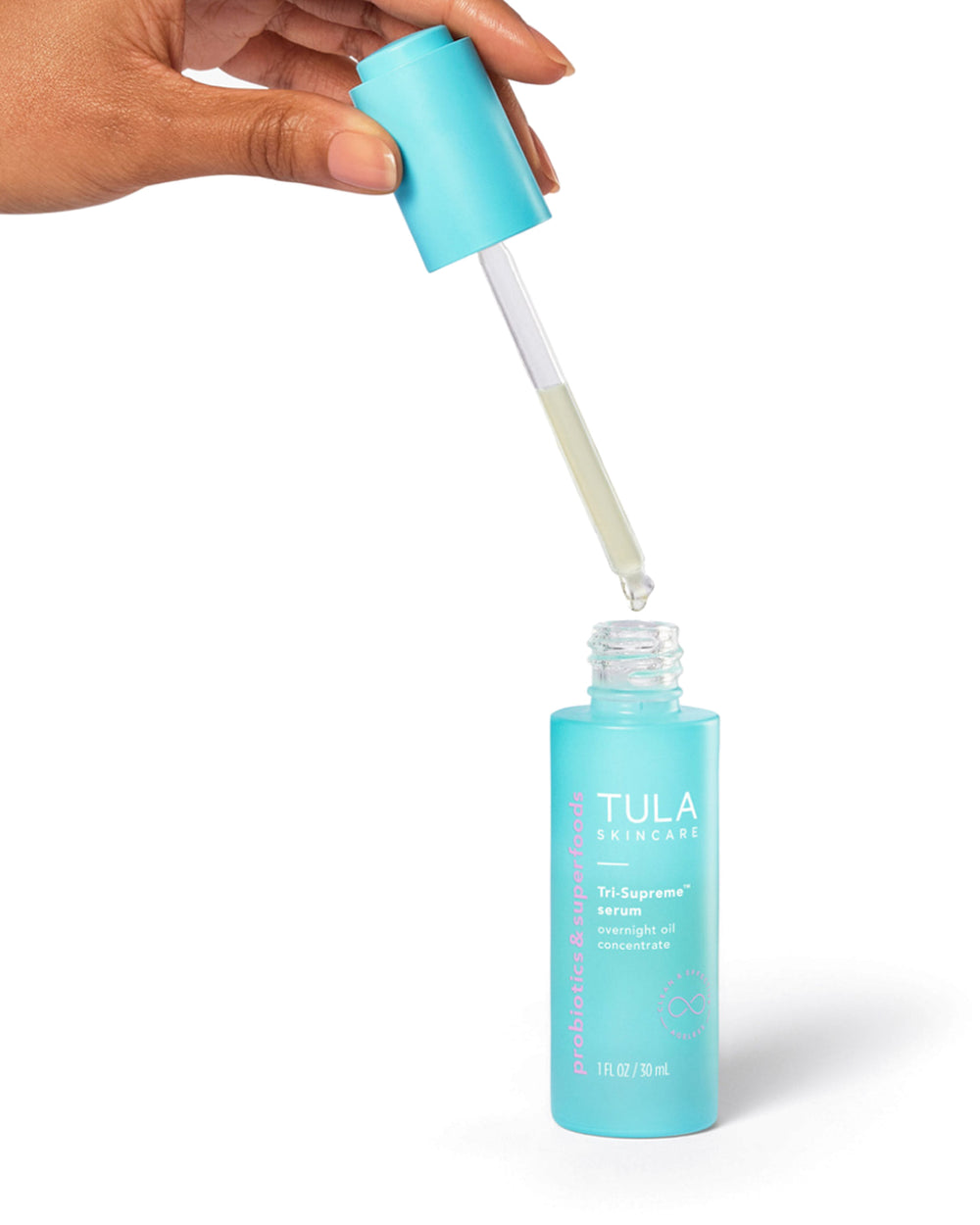 Tula Tri-Supreme Serum
Overnight Oil Concentrated - Minimizes the look of fine lines and wrinkles, as well as deep wrinkles