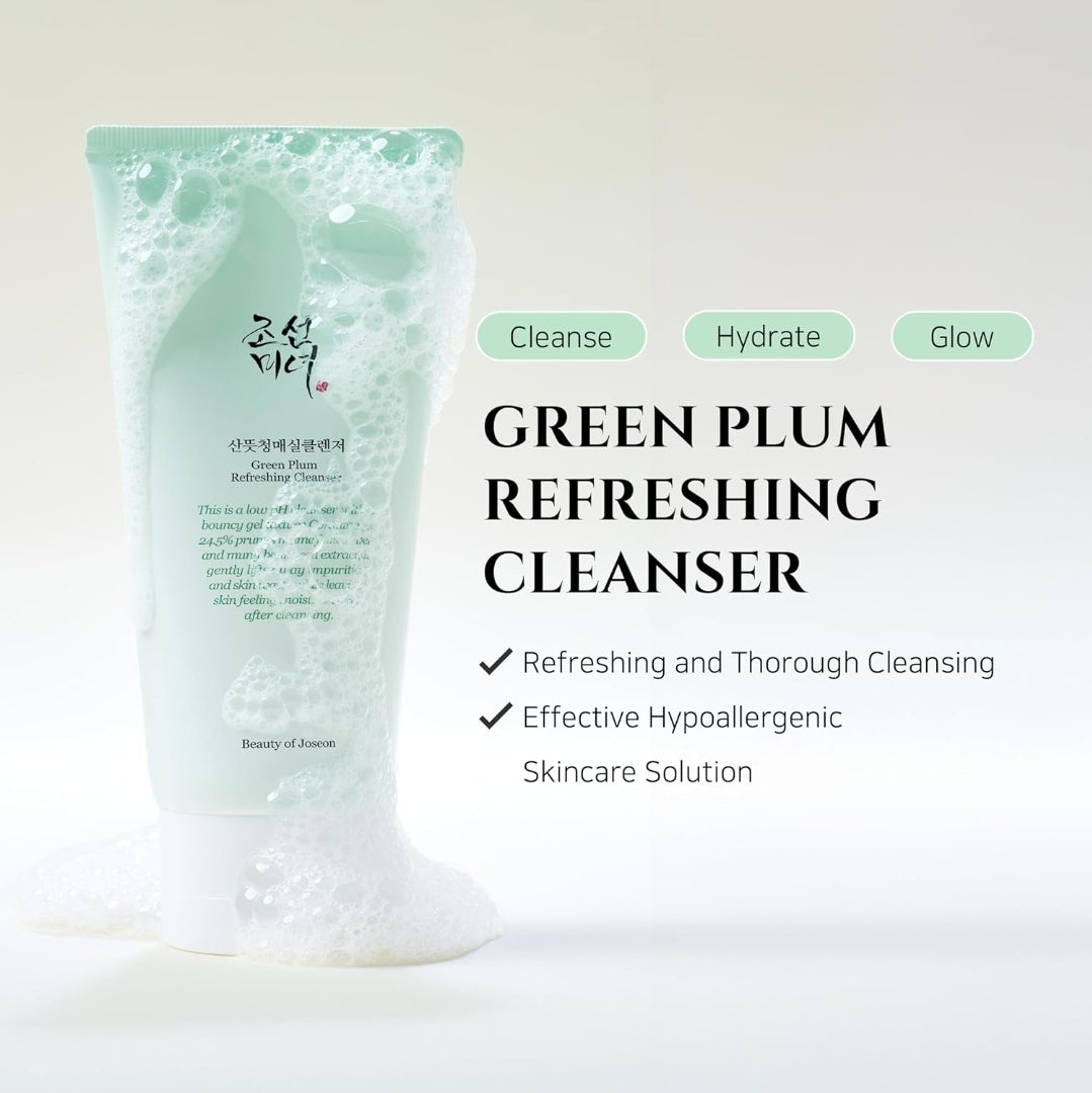 Gel limpiador refrescante de ciruela verde Beauty of Joseon - Limpieza profunda de poros
