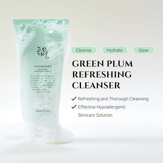 Beauty of Joseon Green Plum Refreshing Cleanser Gel - Deep Pore Cleansing