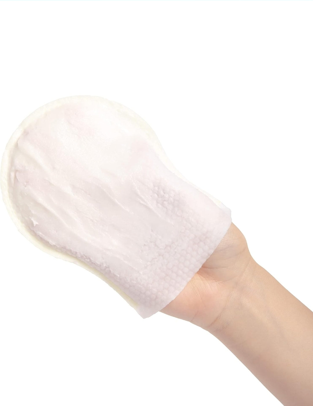 LAPCOS Milk Feel Body Exfolator - Single Use Mitt to Remove Dead Skin and Cleanse - Deep Exfoliation for Body, AHA & BHA Hydrody Acids to Reveal Smooth Skin