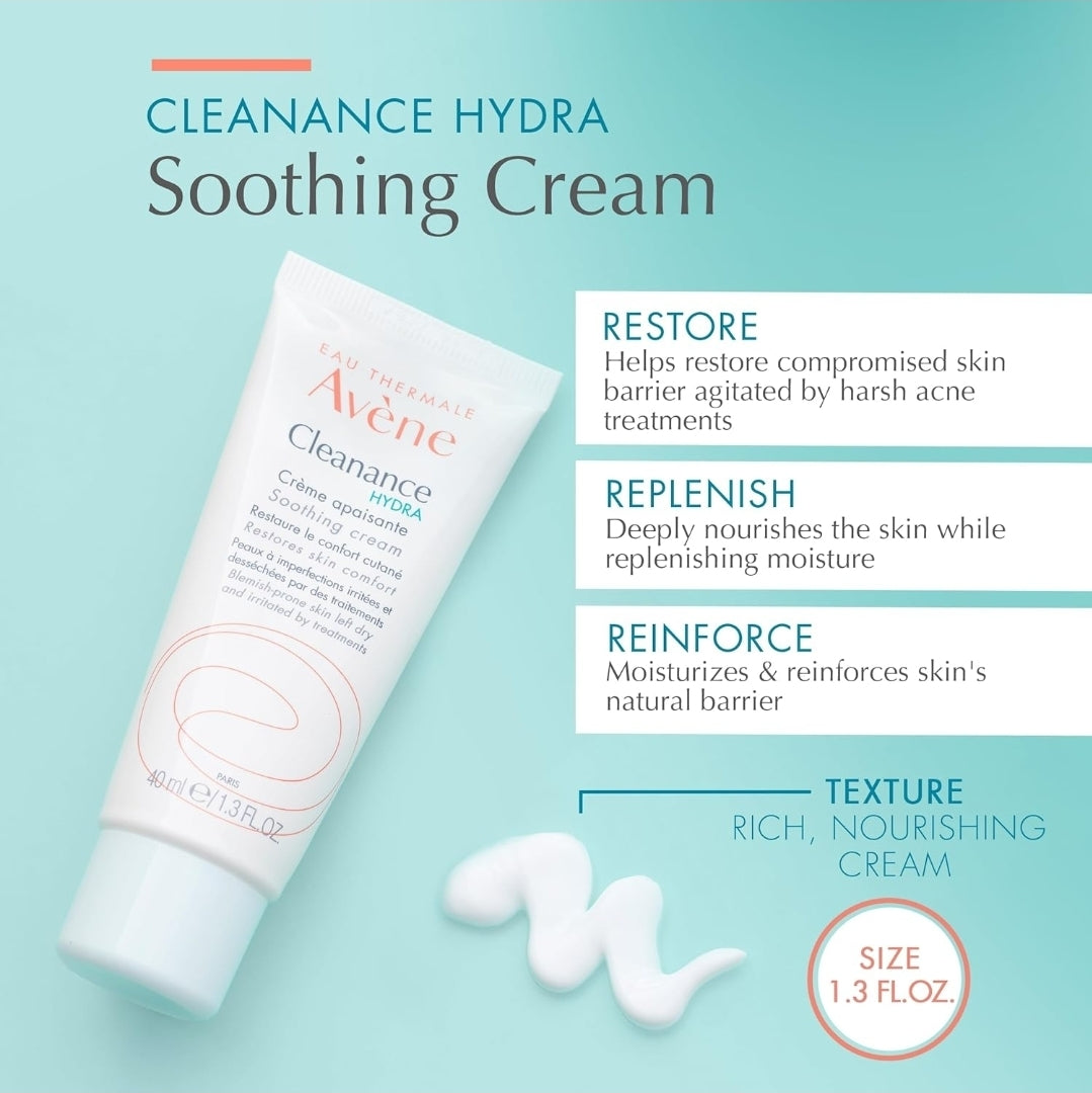 Avene Cleanance HYDRA Crema Calmante - Hidratante Enriquecida