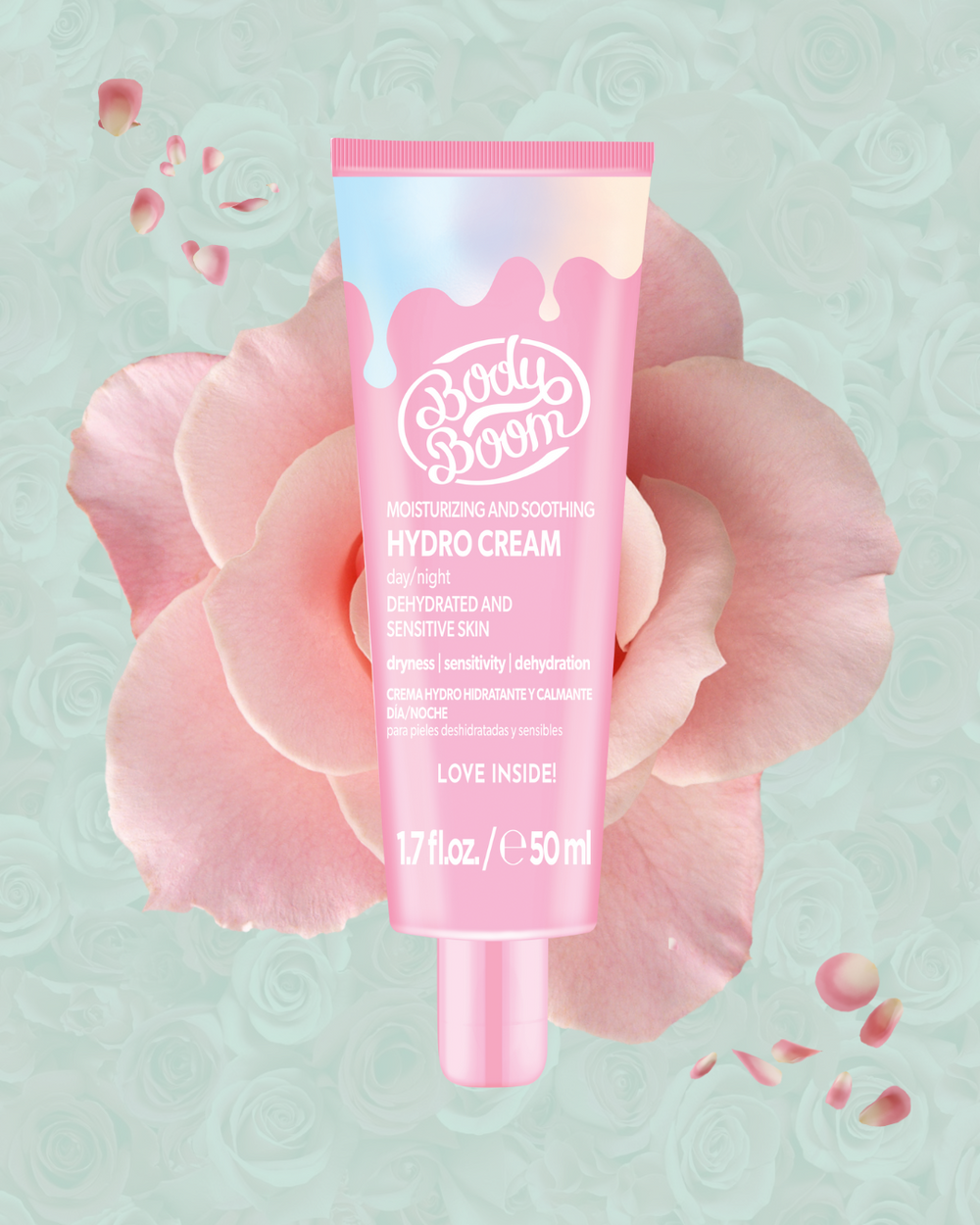BodyBoom Rosa
Crema facial hidratante y calmante Hydro