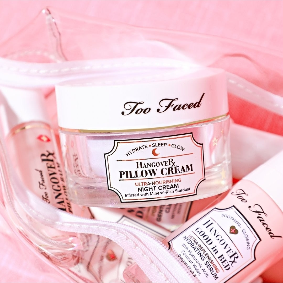 Crema de almohada Too Faced Hangover - Crema de noche ultra nutritiva