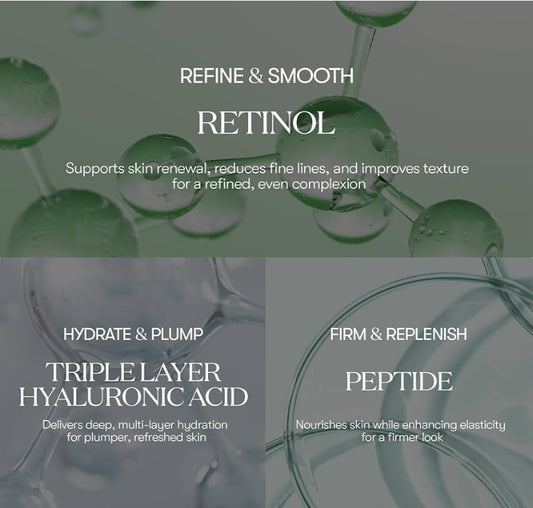 VT Cosmetics CICA Reti-A Daily Mask - 30 Sheets, Retinol Complex for Pore Minimizing, Skin Softening & Hydrating