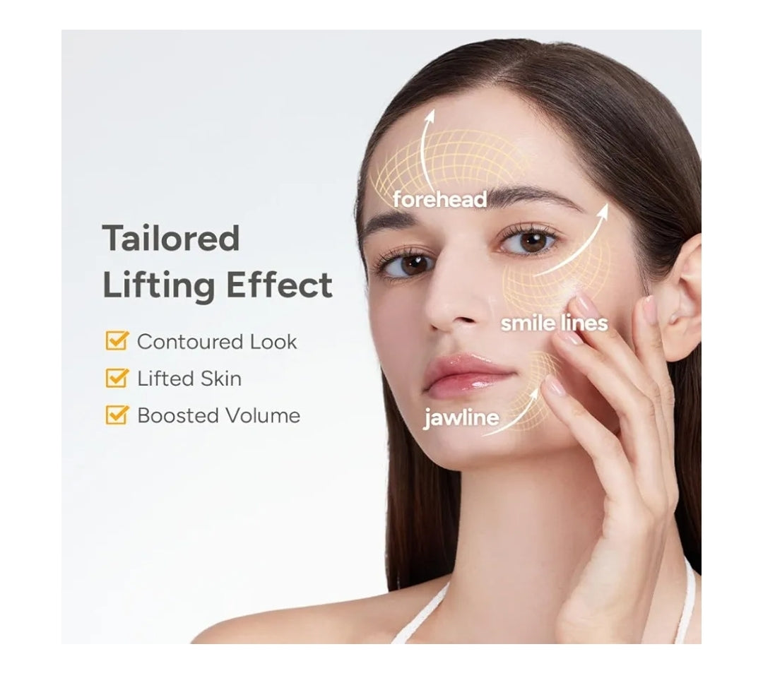 SUNGBOON EDITOR Deep Collagen Retinol Tension Boost Up Mask - Retinol, Volufiline, Lifted Skin, Skin Firmness, Boosted Volume for Sagging skin, Double Chin Reducer, V Line Lifting - 1 Mask