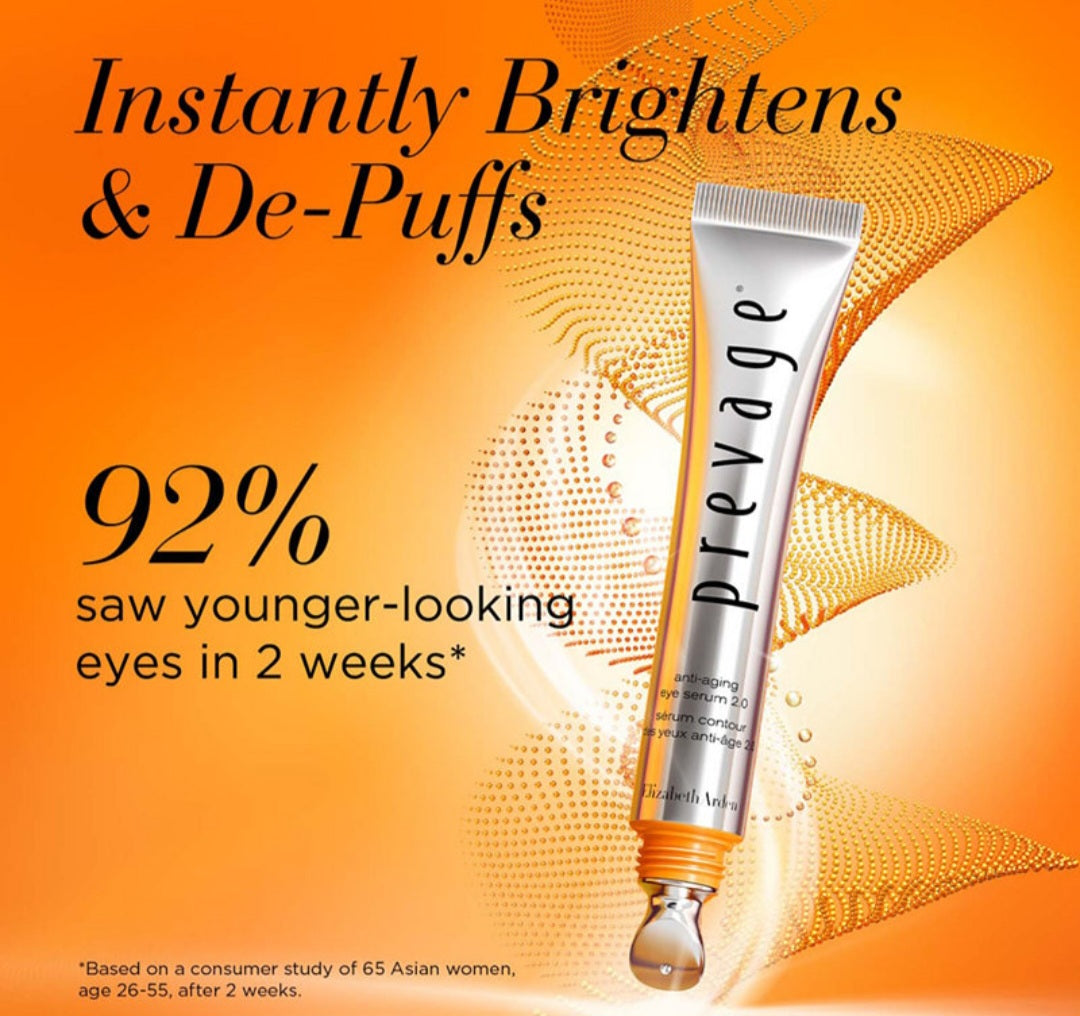 Elizabeth Arden Prevage 2.0 Power in Numbers - Set de 4 piezas - Reduce los signos de la exposición solar dañina: arrugas, líneas finas, manchas oscuras