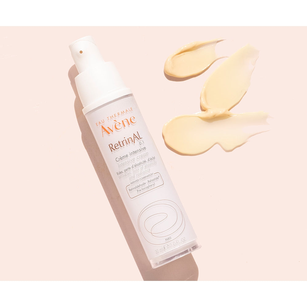 Avene Retrinal 0.1% Crema Multicorrectora Intensiva - Crema Facial Retinal Formulada con Retinaldehído, Niacinamida y Ácido Hialurónico, Crema Antiedad que Reduce Visiblemente las Arrugas y Líneas de Expresión