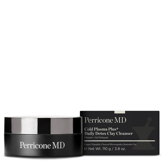 Perricone MD Cold Plasma Plus+ Daily Detox Clay Cleanser - With encapsulated charcoal, this multi-tasking powerhouse deeply purifies and detoxifies to remove excess oil, dirt and impurities