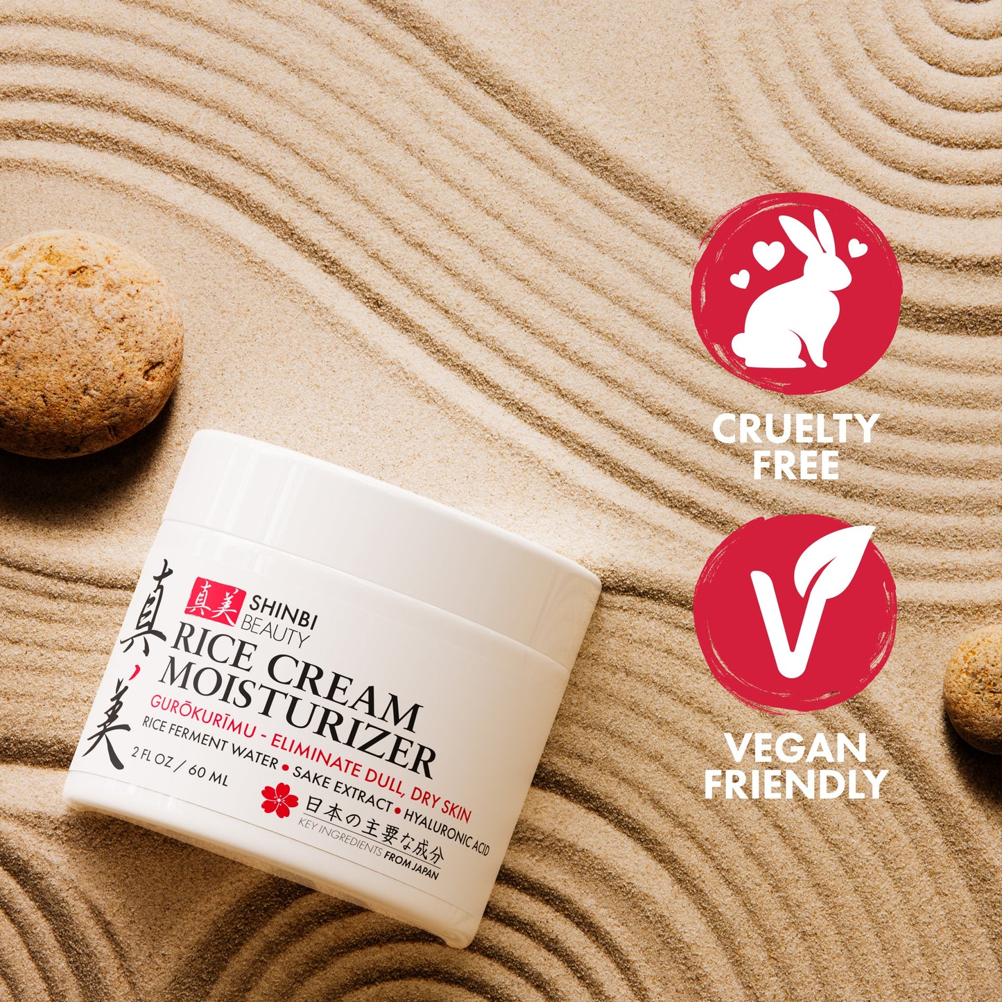 Crema hidratante de arroz Shinbi Beauty