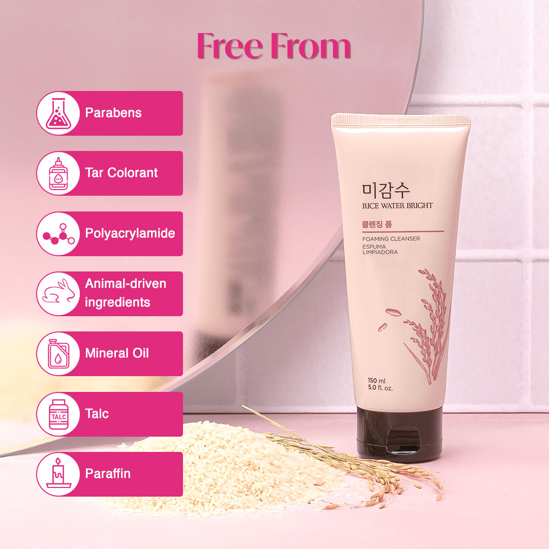 Espuma limpiadora Rice Bright de The Face Shop