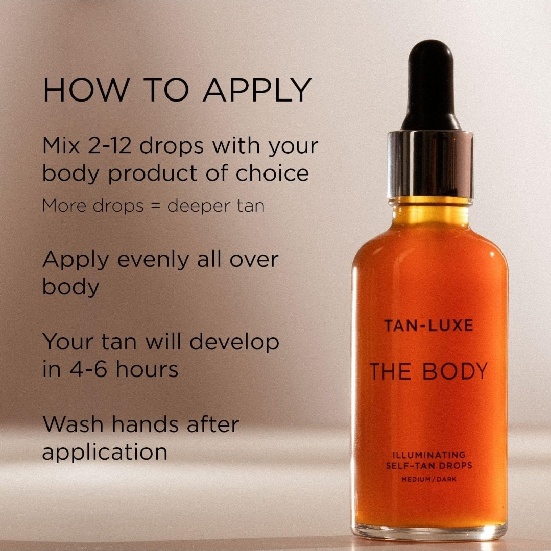 Tan-Luxe The Body - Illuminating Self-Tan Drops Light/Medium