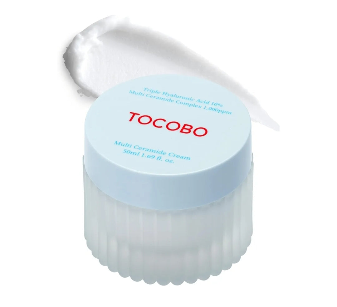 TOCOBO Triple Hyaluronic Acid 10%& Multi Ceramide Complex Cream - Natural Ingredients,Sensitive Skin, Cruelty Free