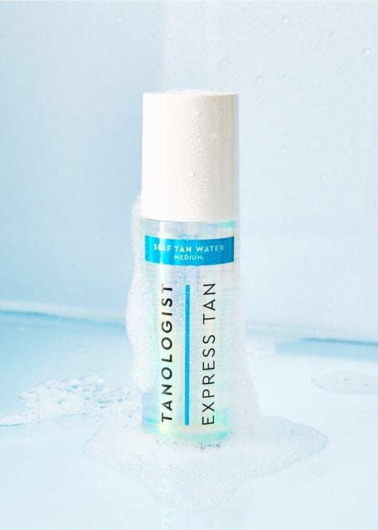 Tanologist Medium Tone - Self Tan Water, Streak-Free, Mist, Natural Bronze, No Smell, Clean Ingredients - Travel Size