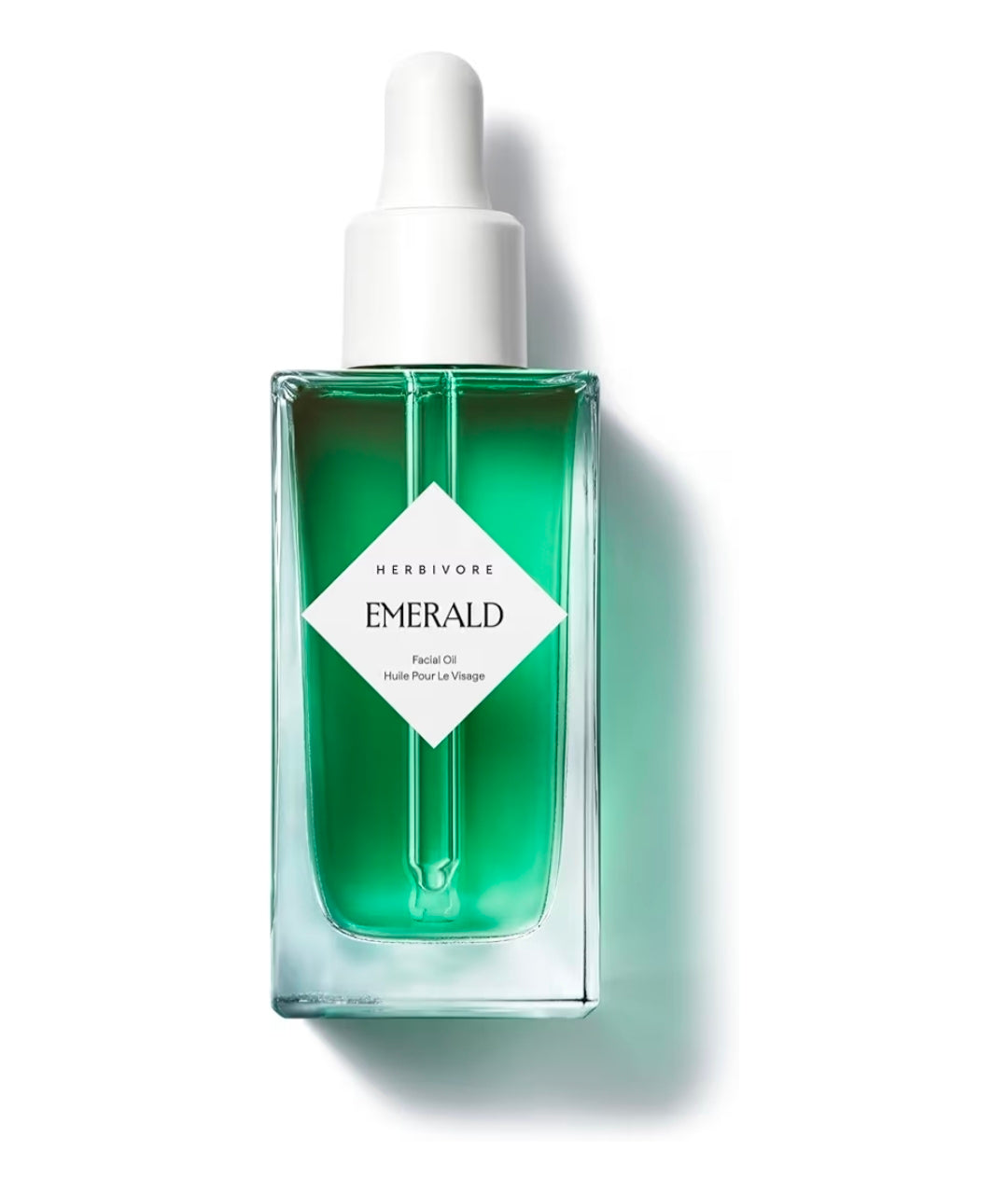 HERBIVORE Emerald Facial Oil - Calming & Soothing for Stressed Skin, Deeply Hydrating with Squalane & Ashwagandha, Safe for Blemish Prone Skin, Vegan 1.7oz
