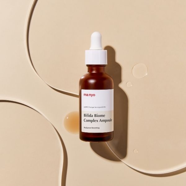 ma:nyo Bifida Biome Complex Ampoule Serum - Skin Rejuvenating and Skin Barrier Repair with 10 Types of Hyaluronic Acid & Probiotics for Glow Skin & Anti-aging