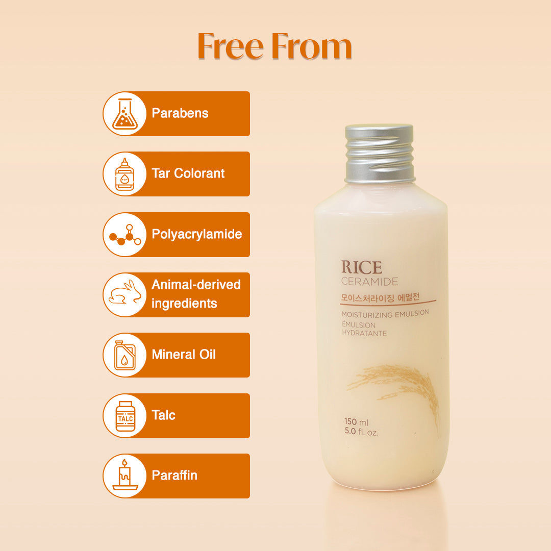 Emulsión hidratante de ceramidas de arroz de The Face Shop