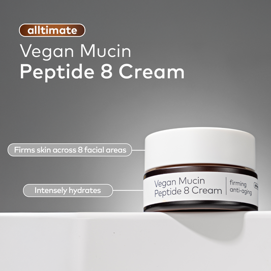 The Face Shop Alltimate Vegan Mucin Peptide 8 Cream - Hydrating, Firming Anti-Aging Cream